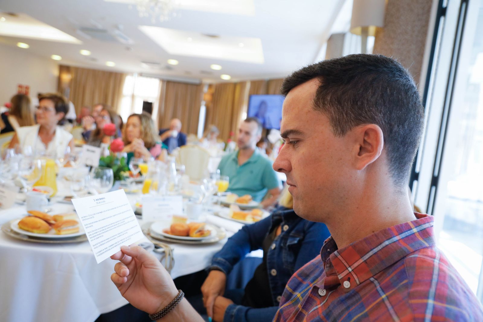 Imágenes del desayuno coloquio de Diario de Almería, con Jesús Barranco, CEO de La Unión