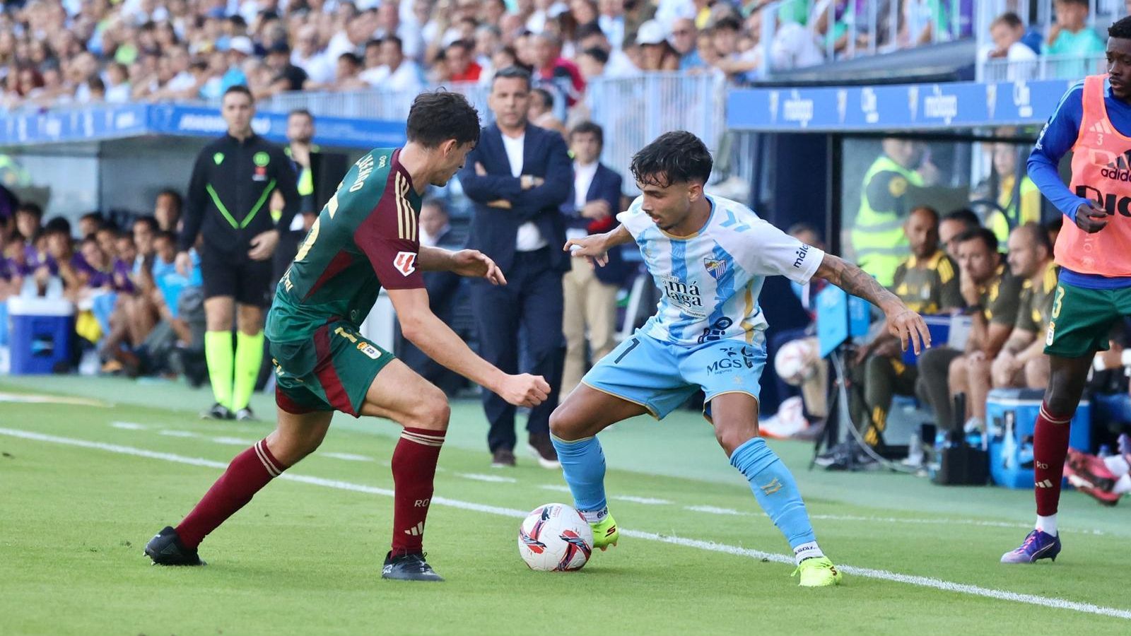 El Málaga CF-Real Oviedo, en fotos