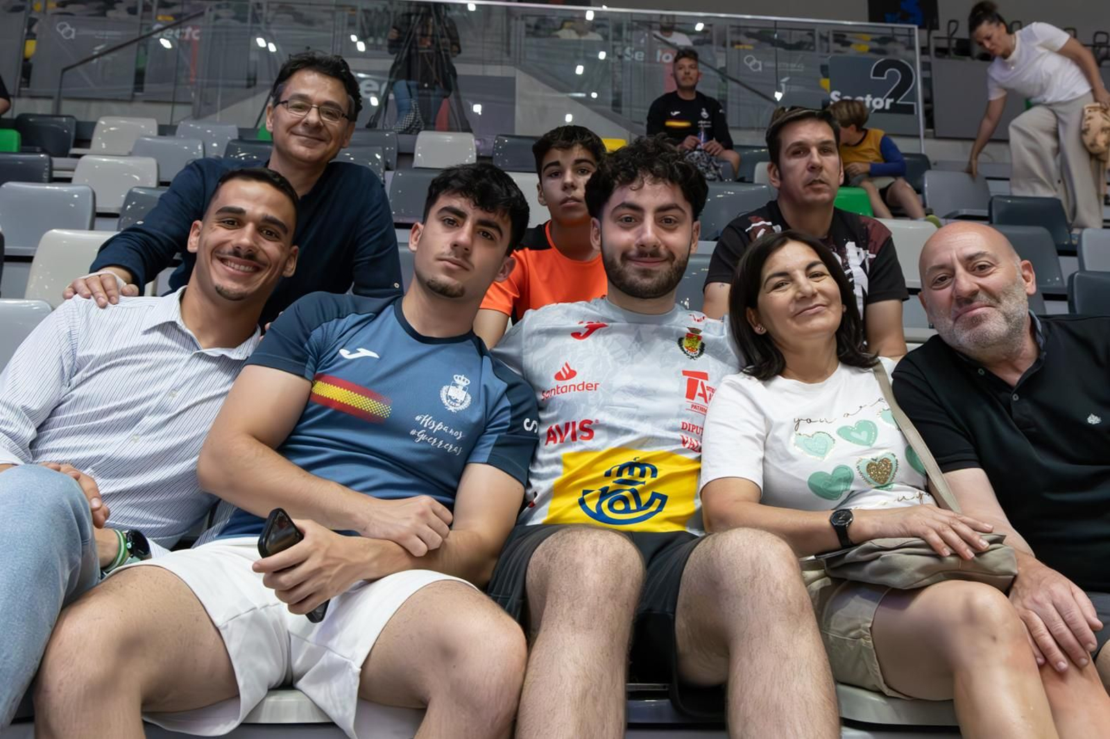 Las aficiones de la Copa del Rey de balonmano de Jaén, en imágenes