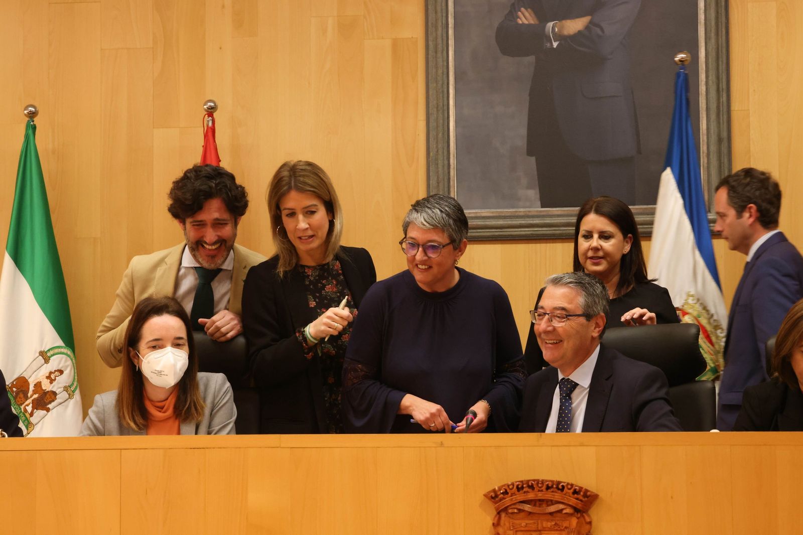 Un momento del Pleno de la Diputación de Málaga este jueves.