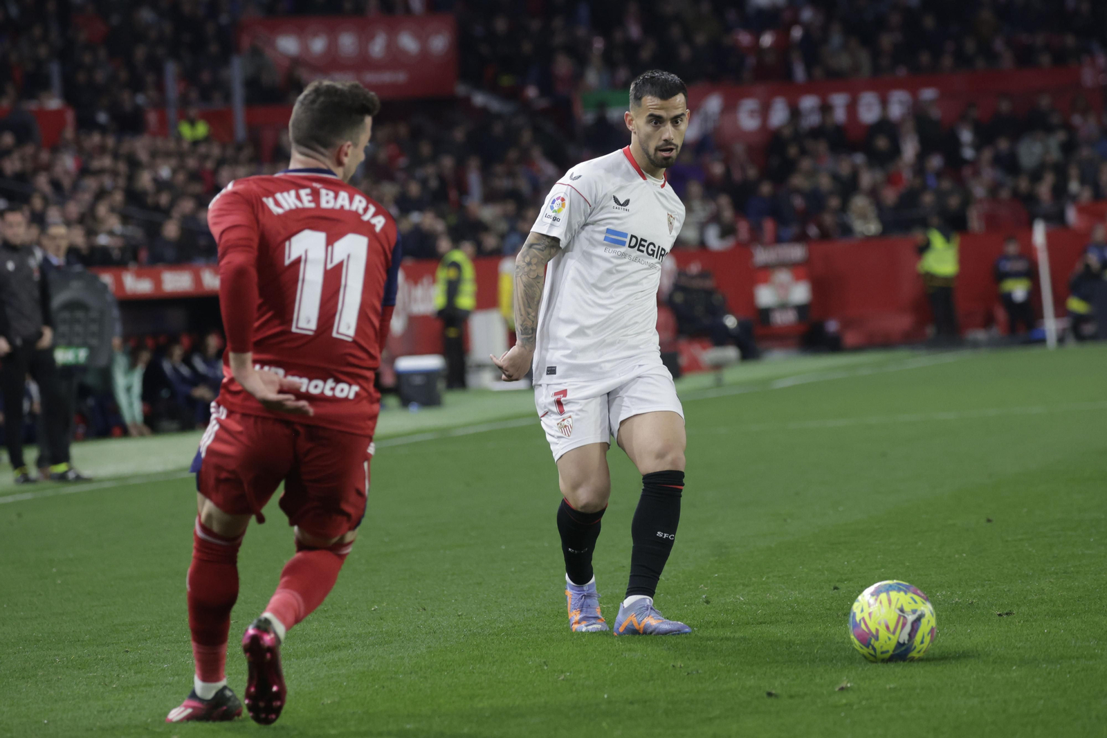 Las imágenes del Sevilla  Osasuna