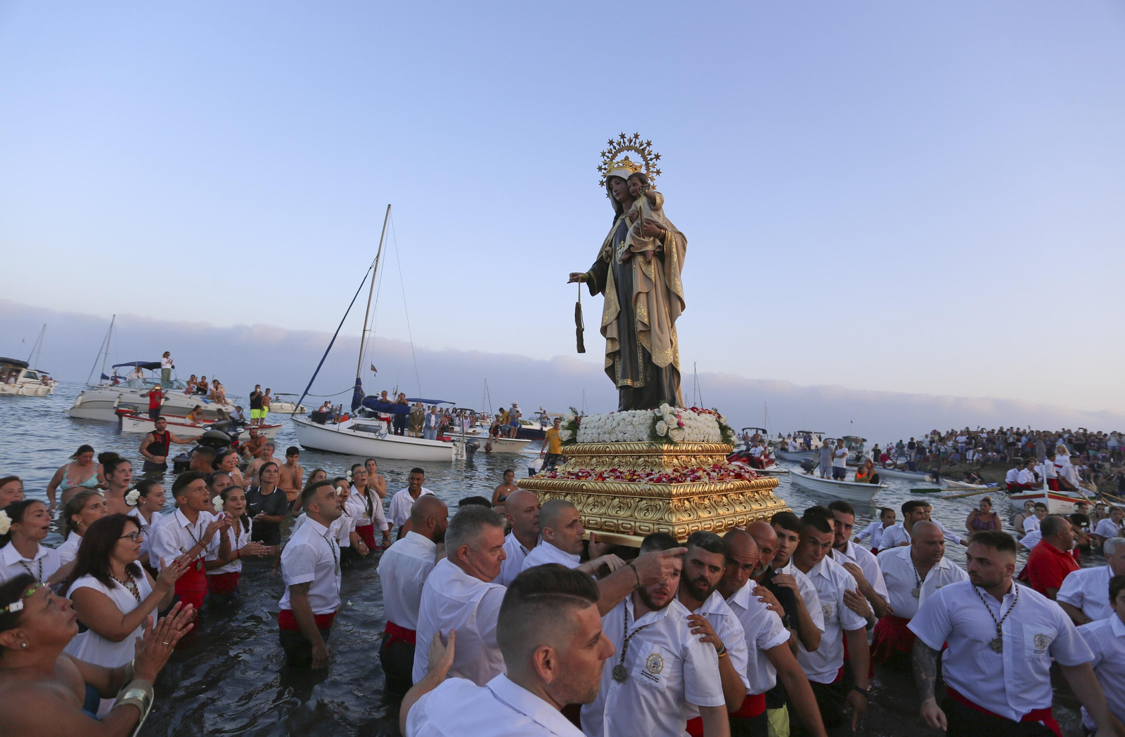 Las fotos de las procesiones de la Virgen del Carmen en Málaga