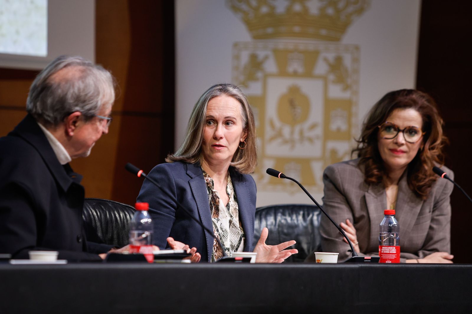 Lola Quero, directora de Granada Hoy, durante su intervención.