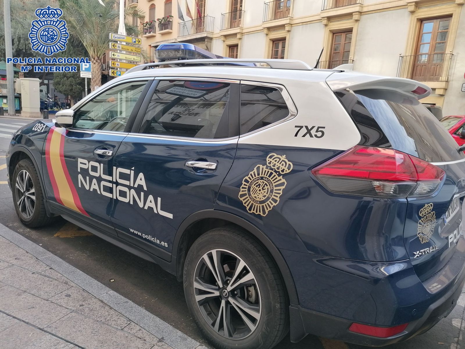 Coche de la Policía Nacional.