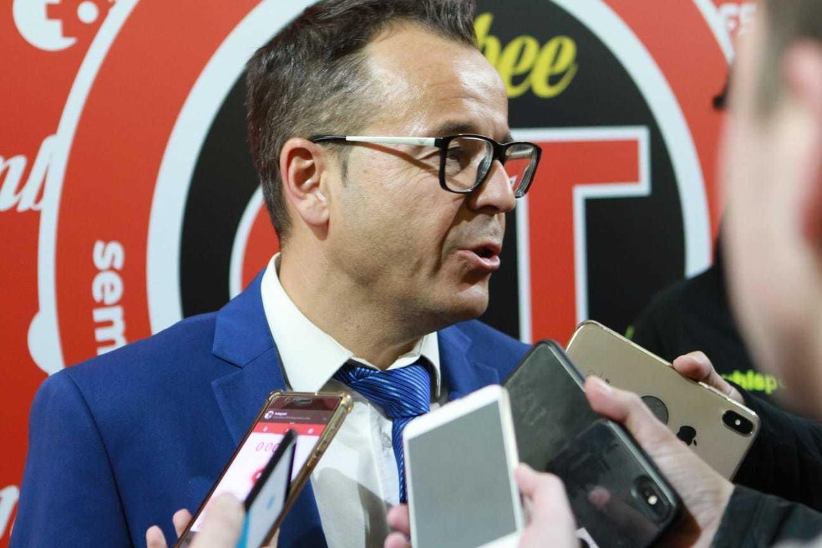 Tete, en la comparecencia ante los medios.