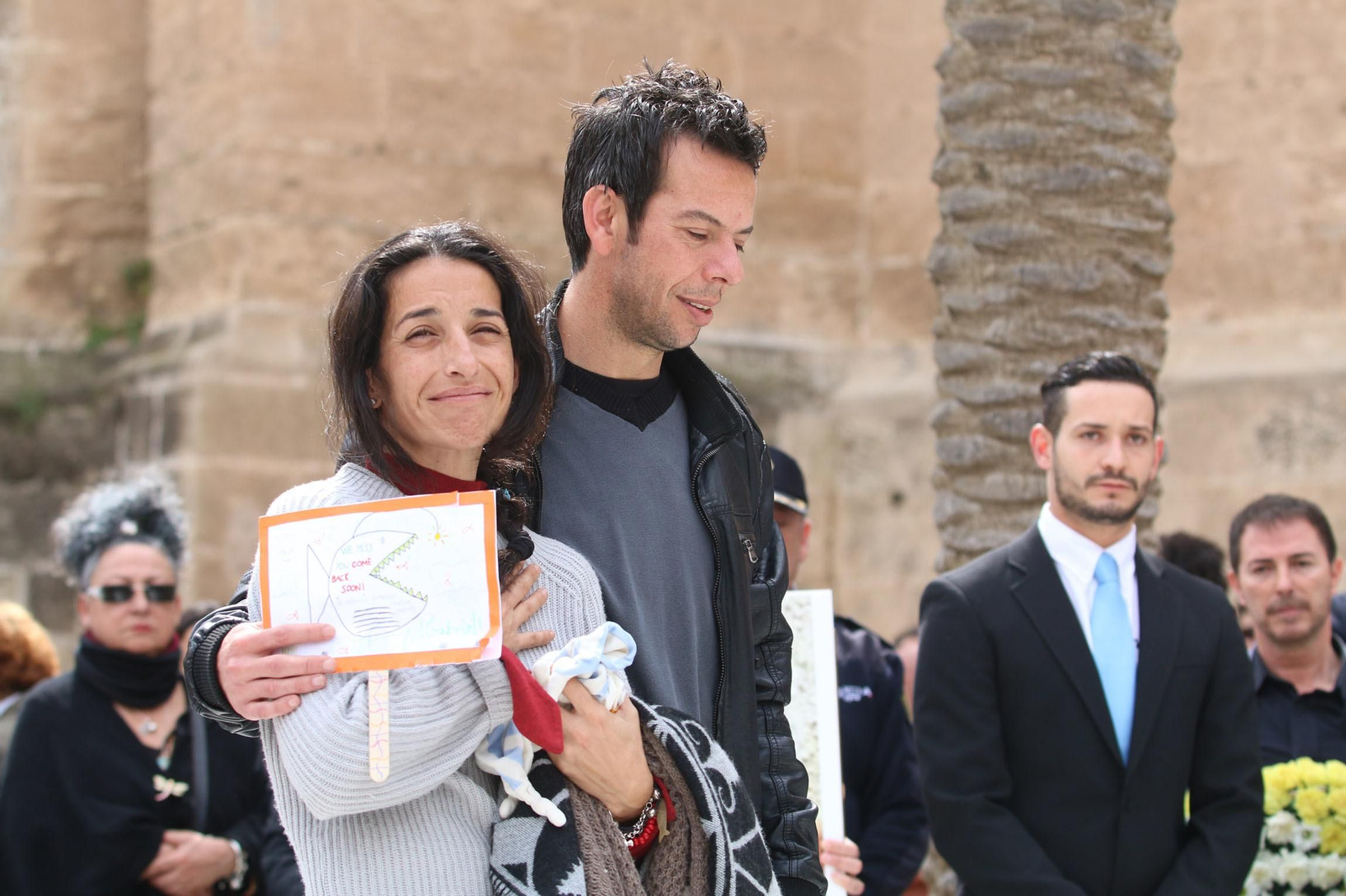 Las imágenes del funeral de Gabriel