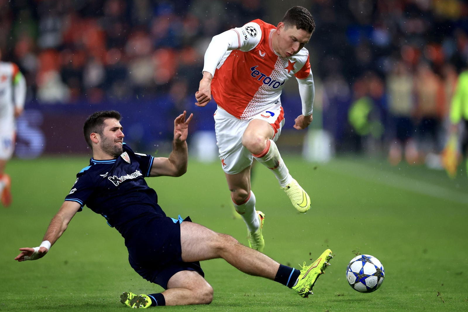 Las imágenes del Slavia Praga-Athletic