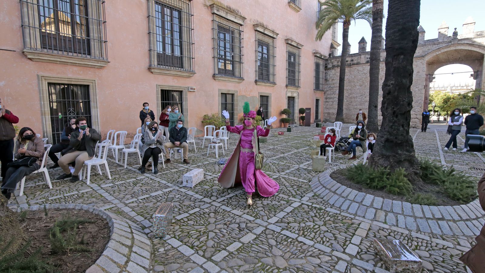 Coronación de los Reyes Magos de Jerez en el Alcázar