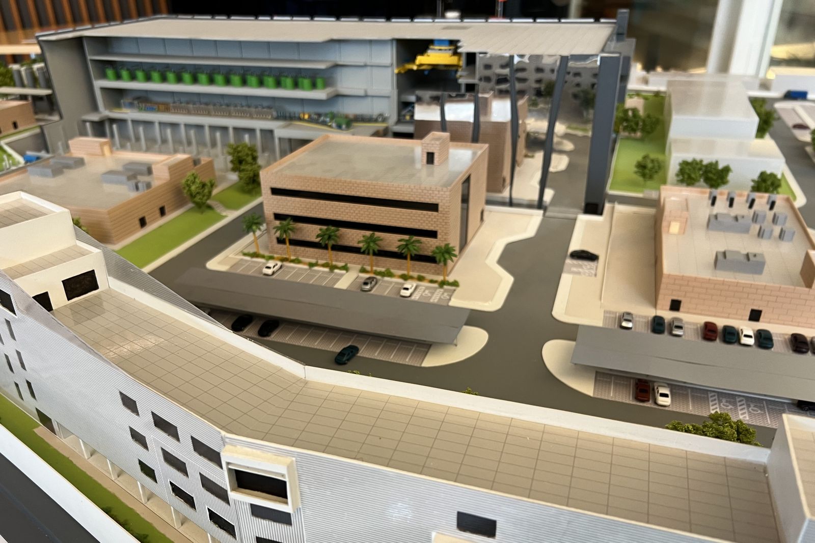 Maqueta del IFMIF Dones que se proyecta en Escúzar.