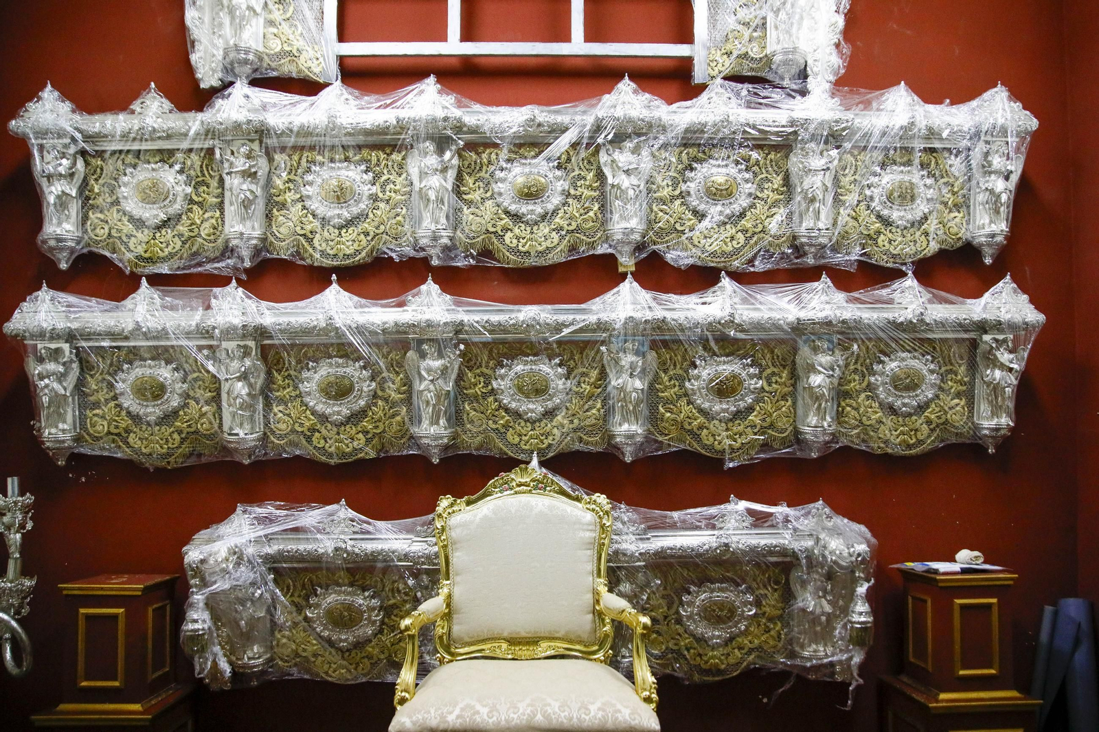 Ensayo de la hermandad de los Ángeles de la ciudad de Almería, en imágenes