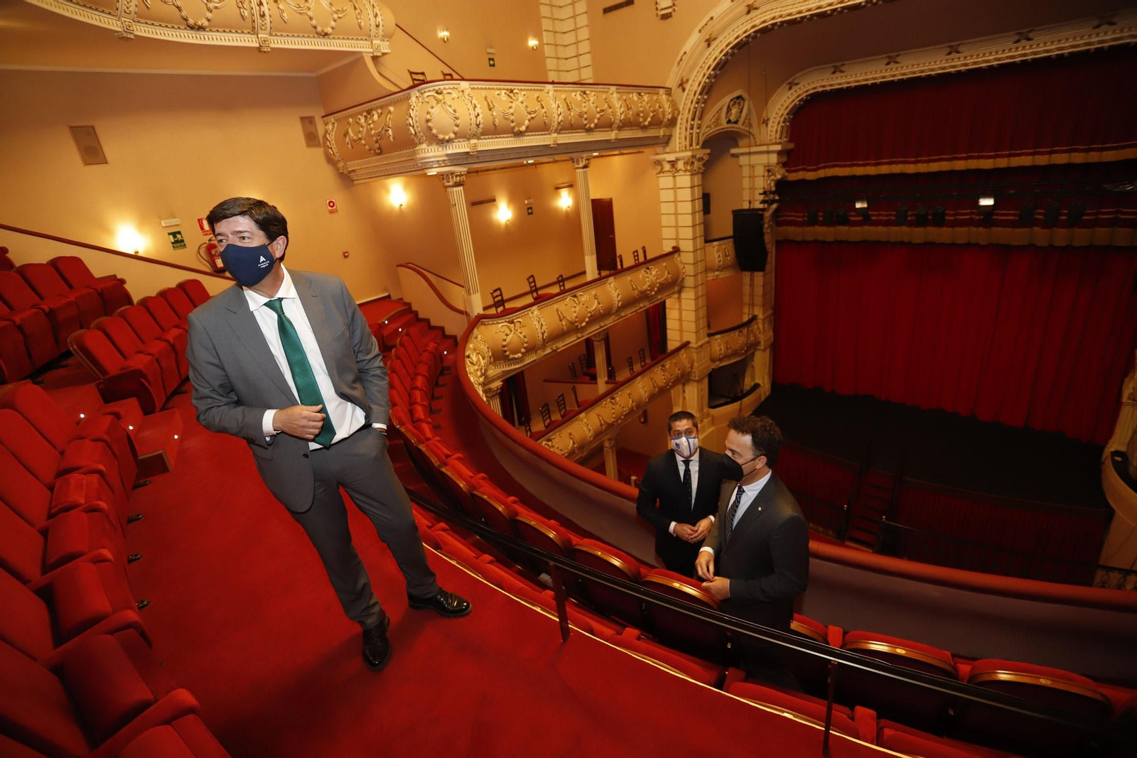 Imágenes la inauguración de la remodelación del Gran Teatro de Huelva