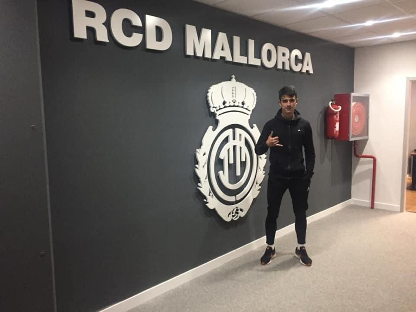 Jesús Ocaña, en las instalaciones del Mallorca.