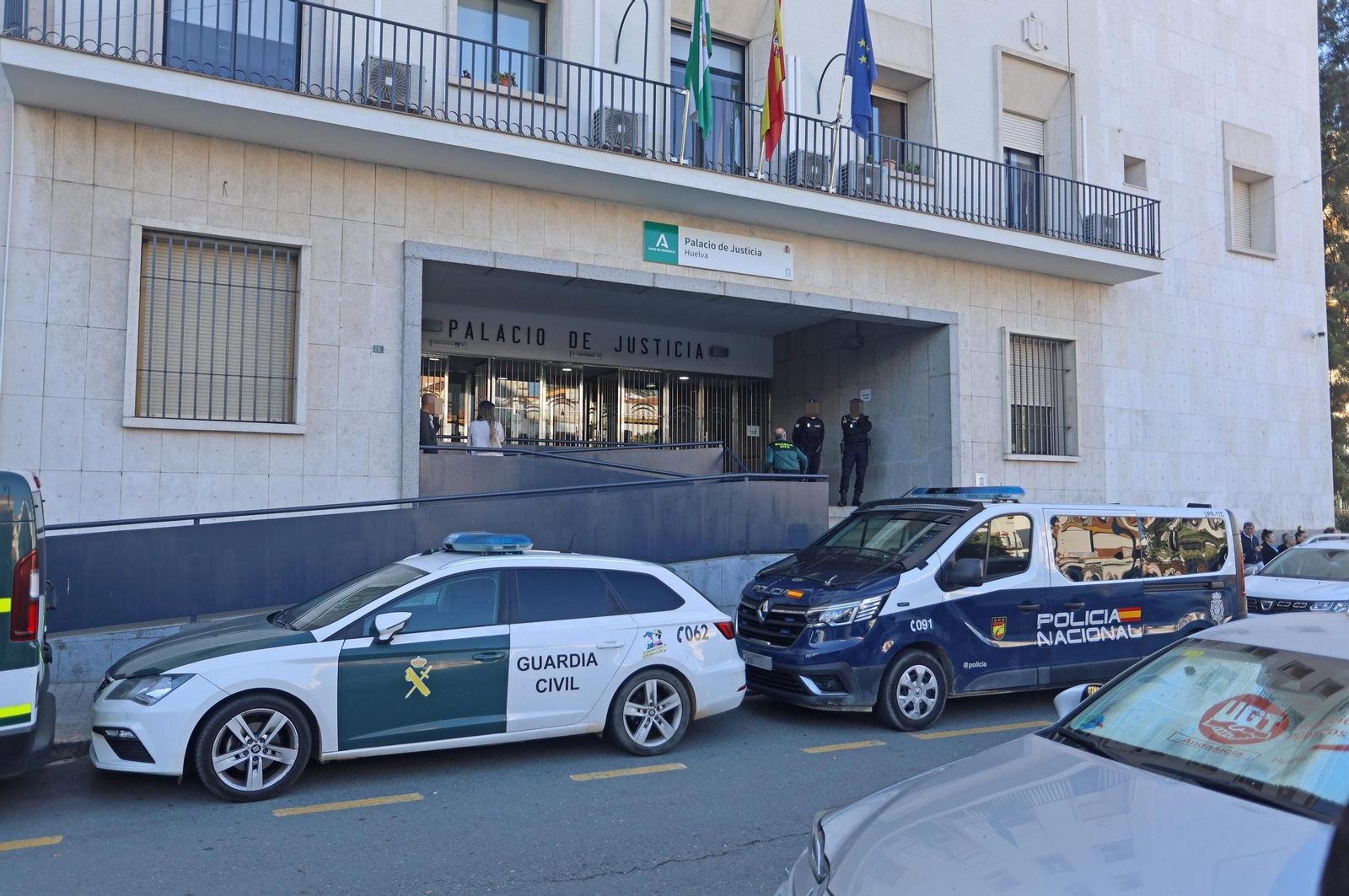 Imagen de archivo del Palacio de Justicia de Huelva.