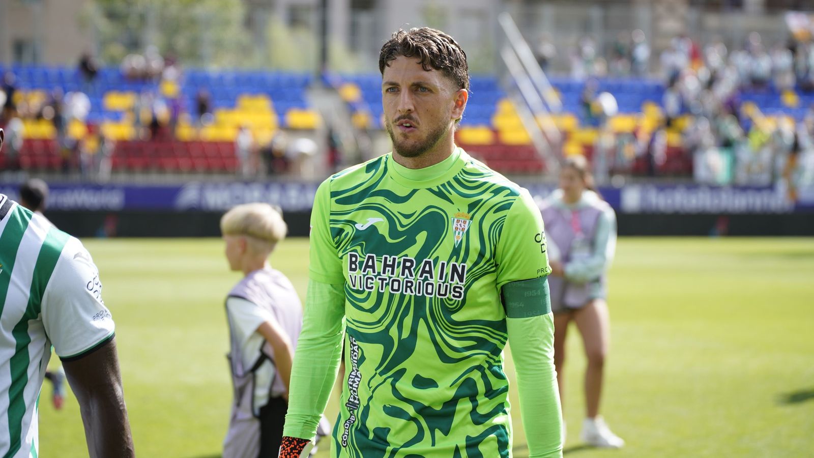 Carlos Marín, en uno de sus últimos partidos con el Córdoba CF