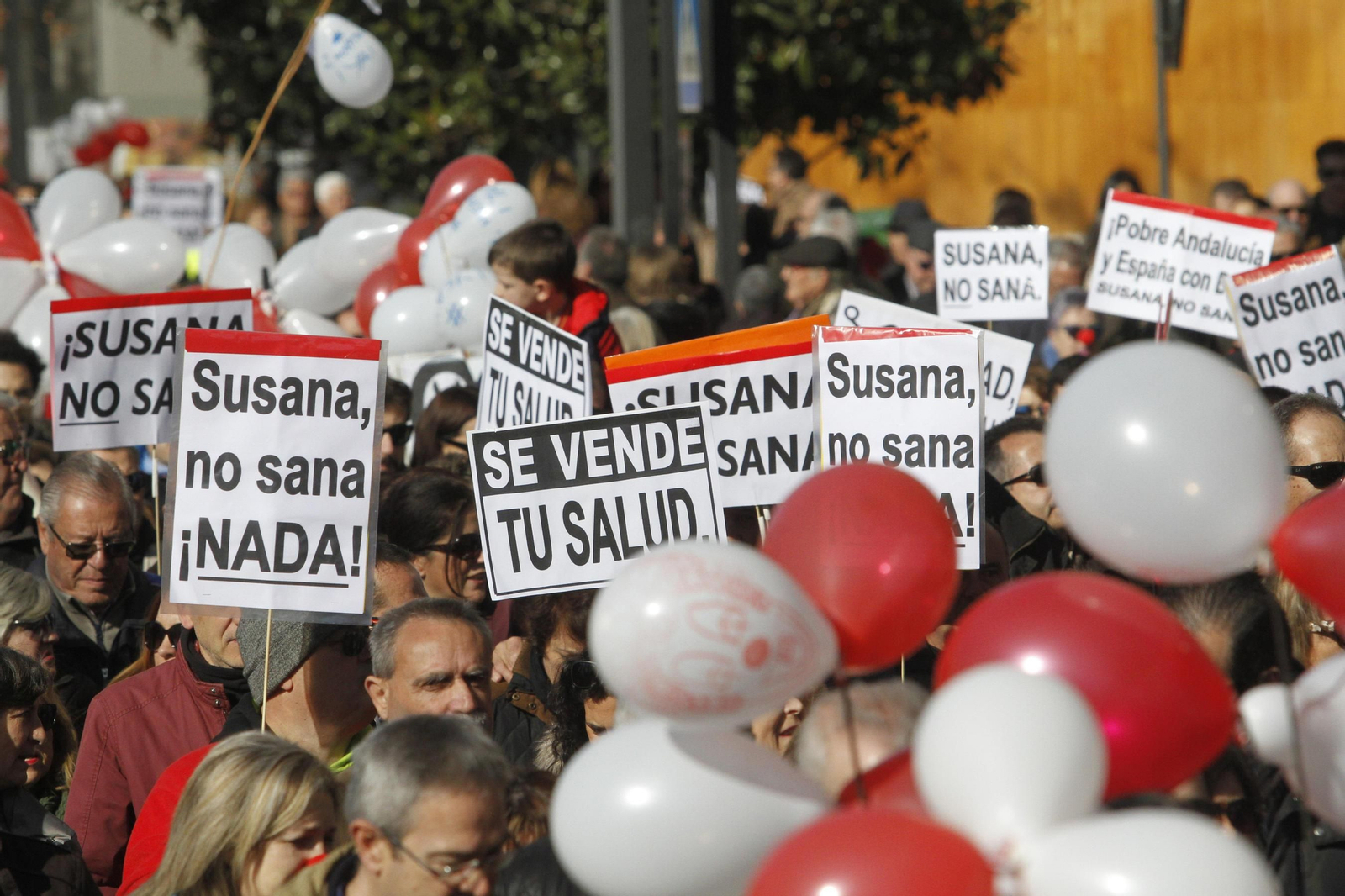 La marea blanca, en Granada