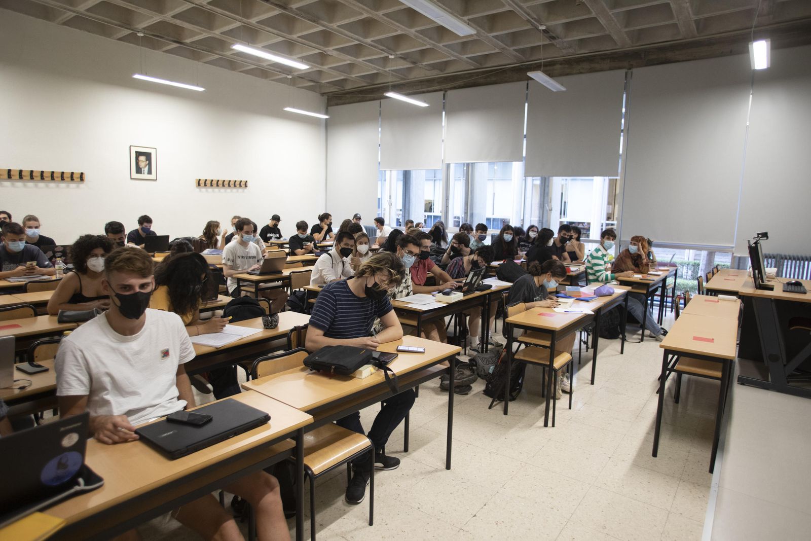 Clase en Filosofía y Letras.