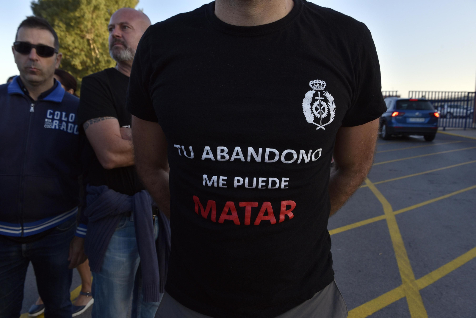 Protesta de los funcionarios de prisiones en Sevilla-I