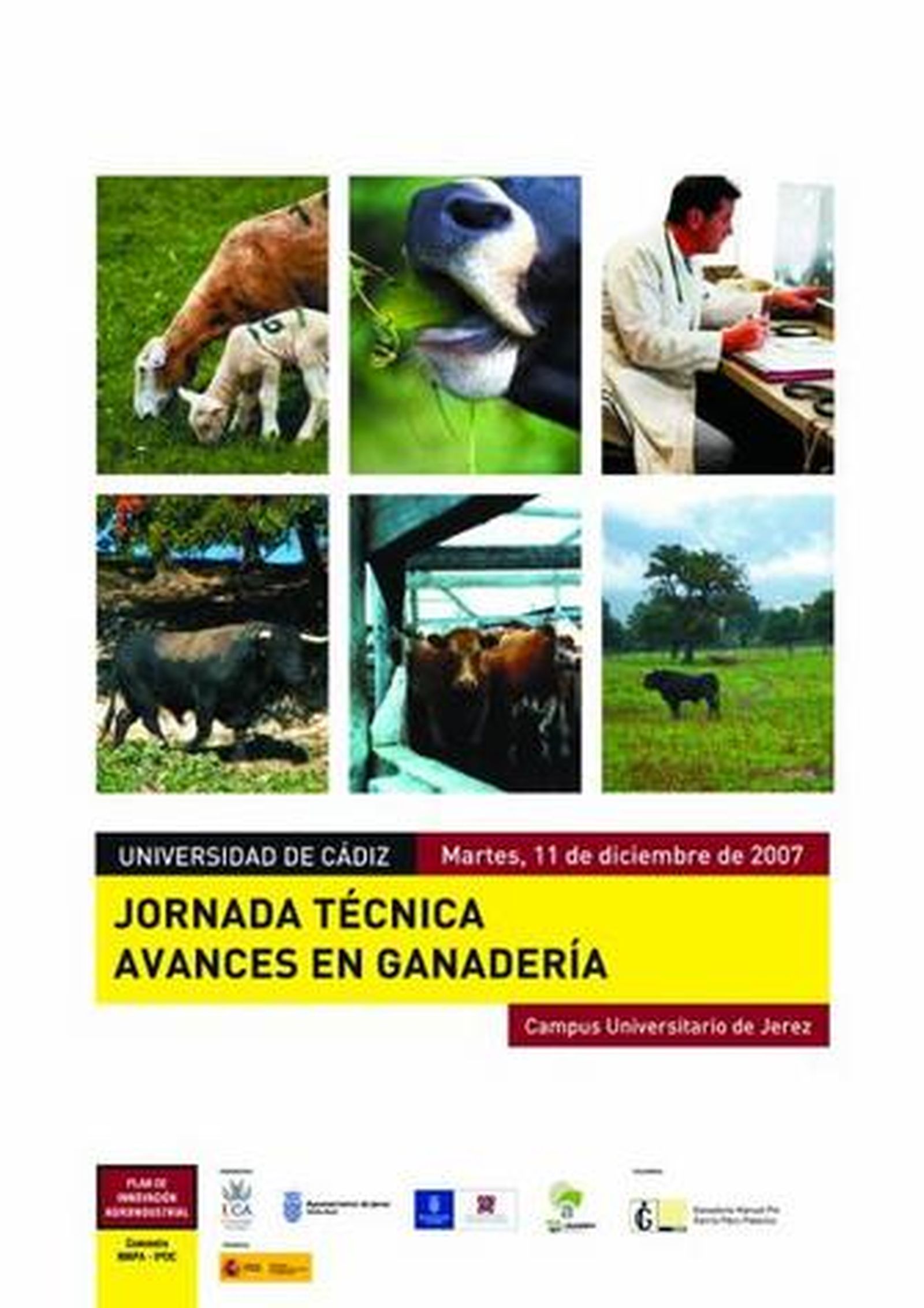 El cartel de la jornada técnica.