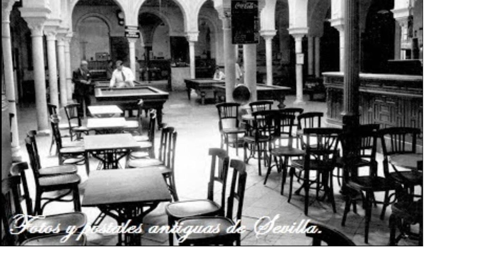 Una imagen antigua del interior del inmueble