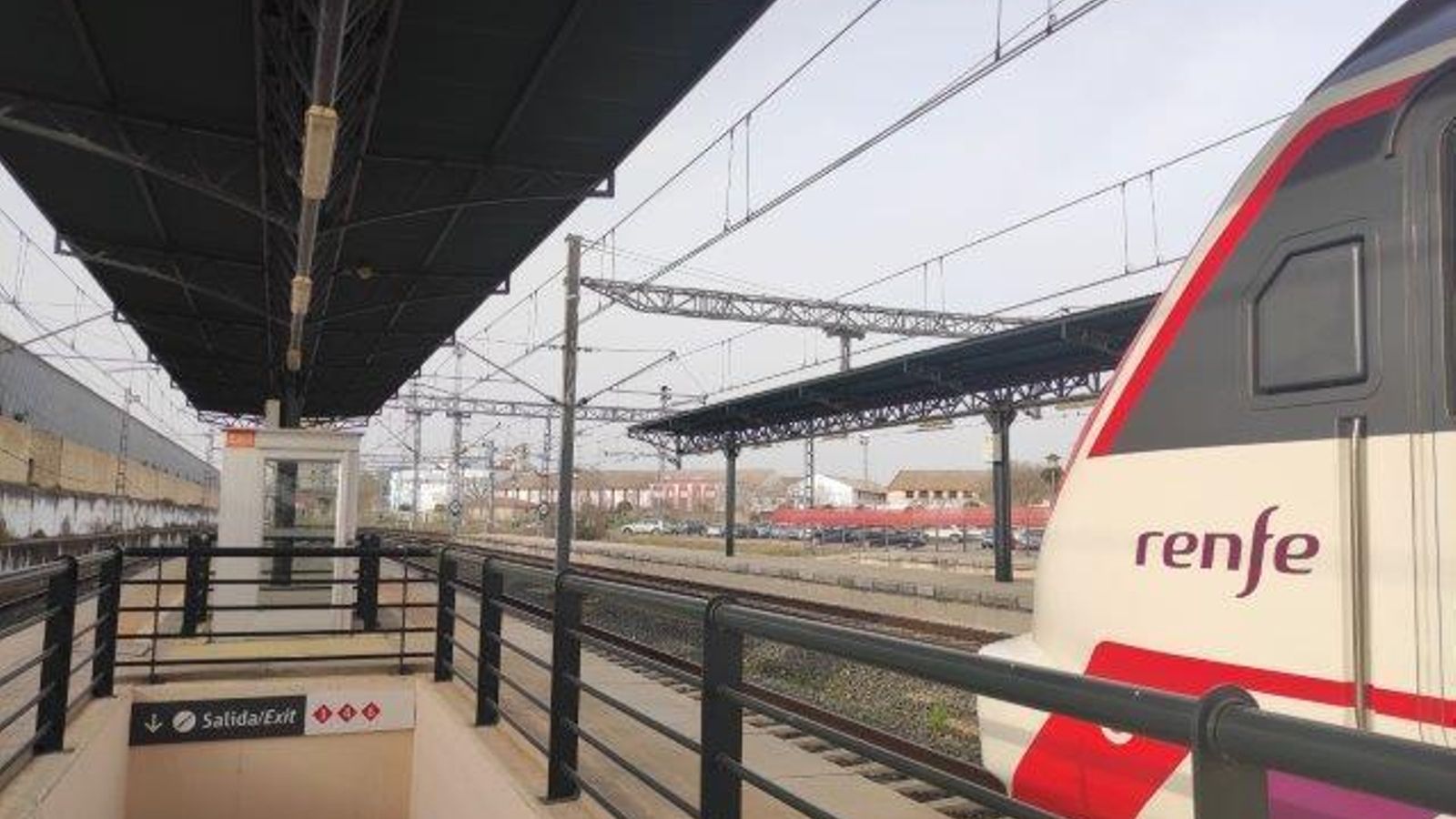 La estación de Utrera en la actualidad.