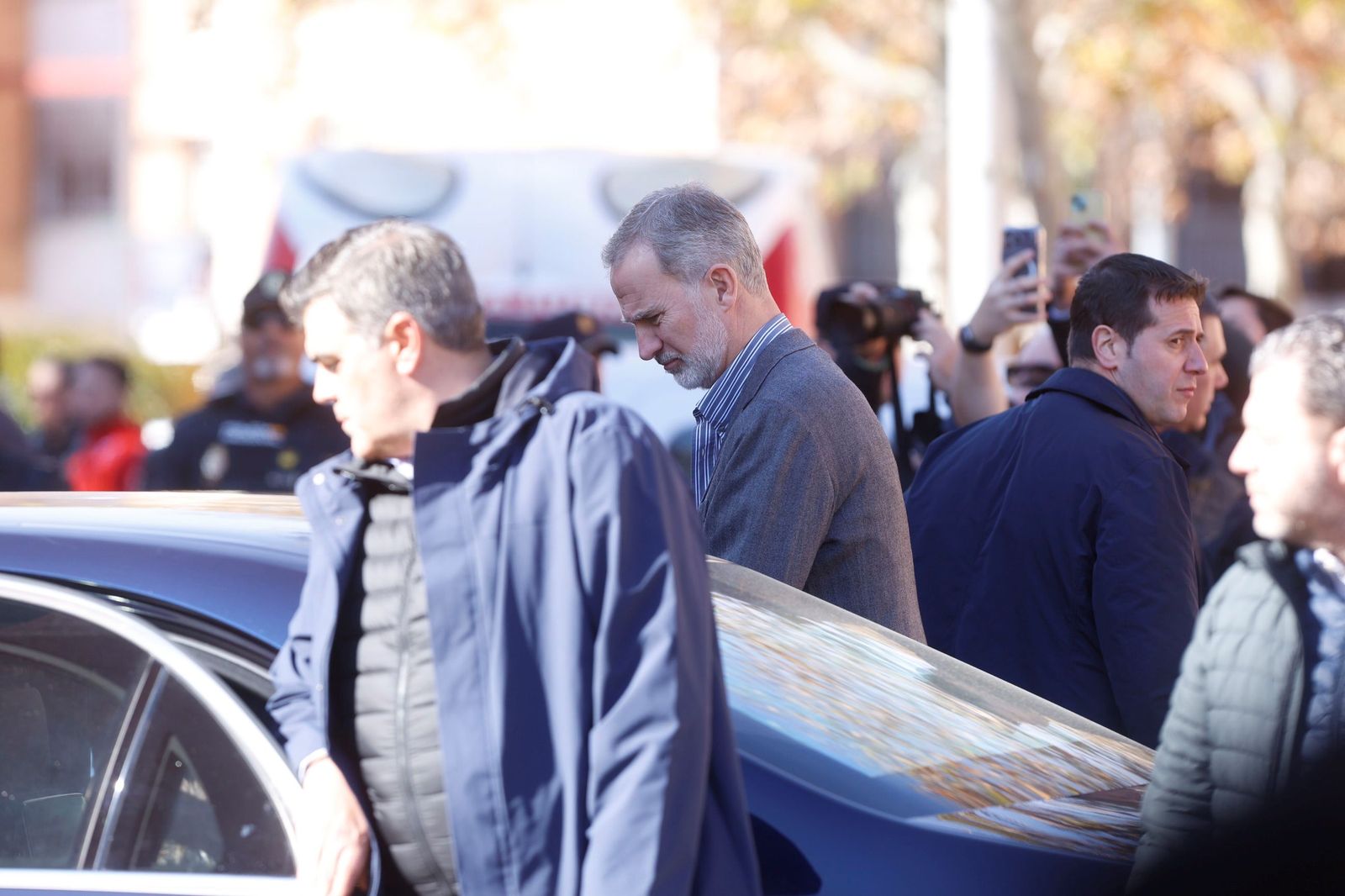 La visita de los Reyes a los heridos del accidente de Adamuz en el Hospital Reina Sofía