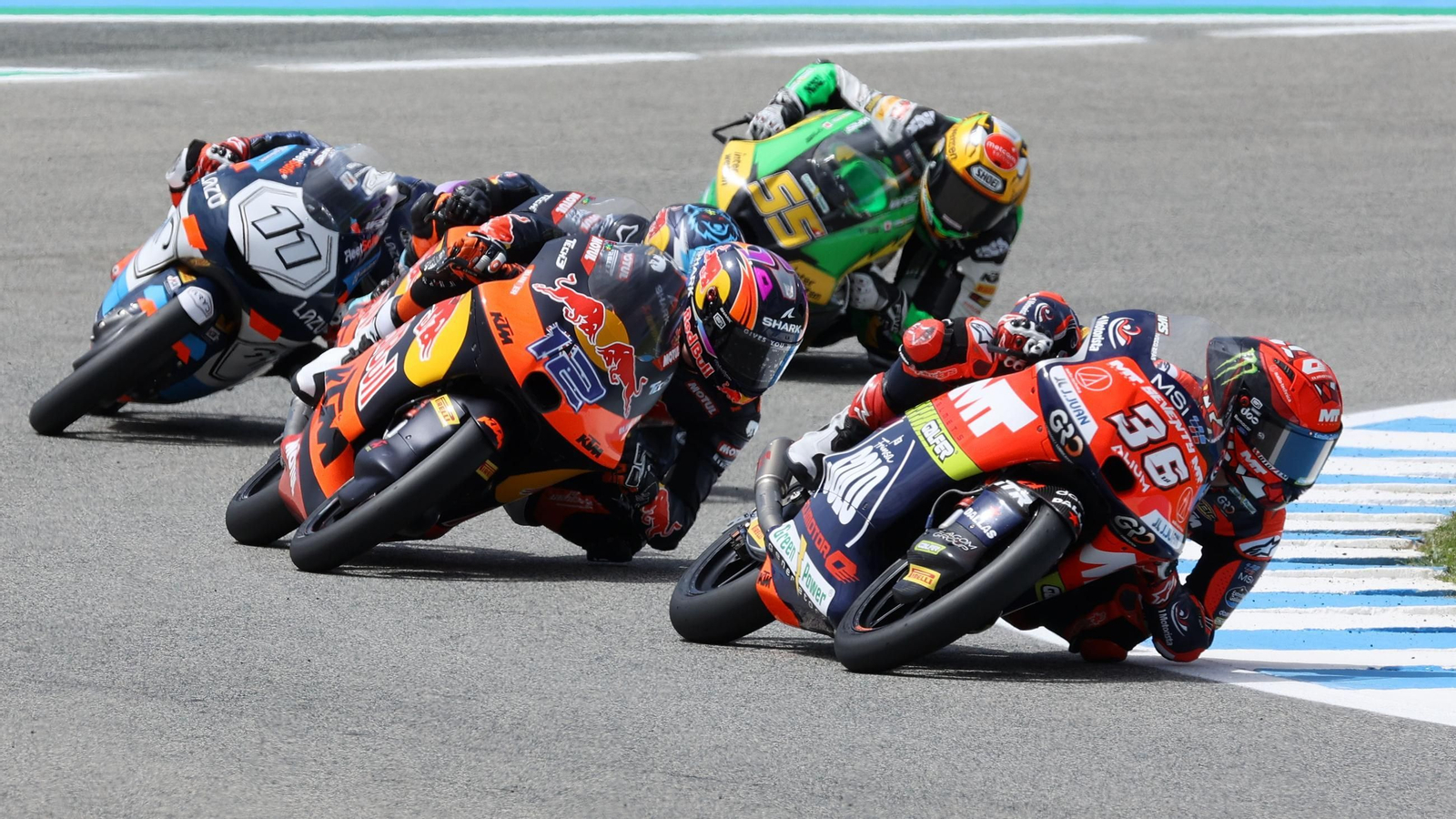 Imágenes de los entrenamientos de Moto3 del Viernes en Jerez