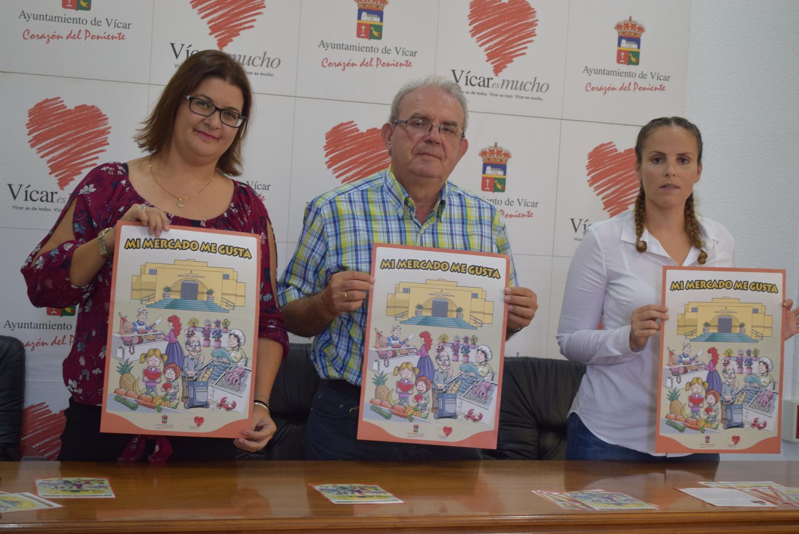 Luz María Fernández, Antonio Bonilla y Almudena Jiménez presentaron la campaña.
