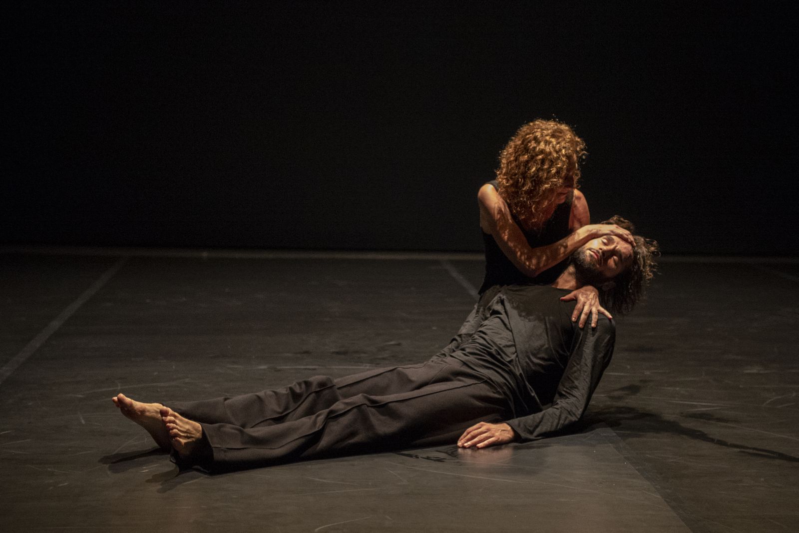 Pau Arán y Consuelo Trujillo en un momento del poético espectáculo.