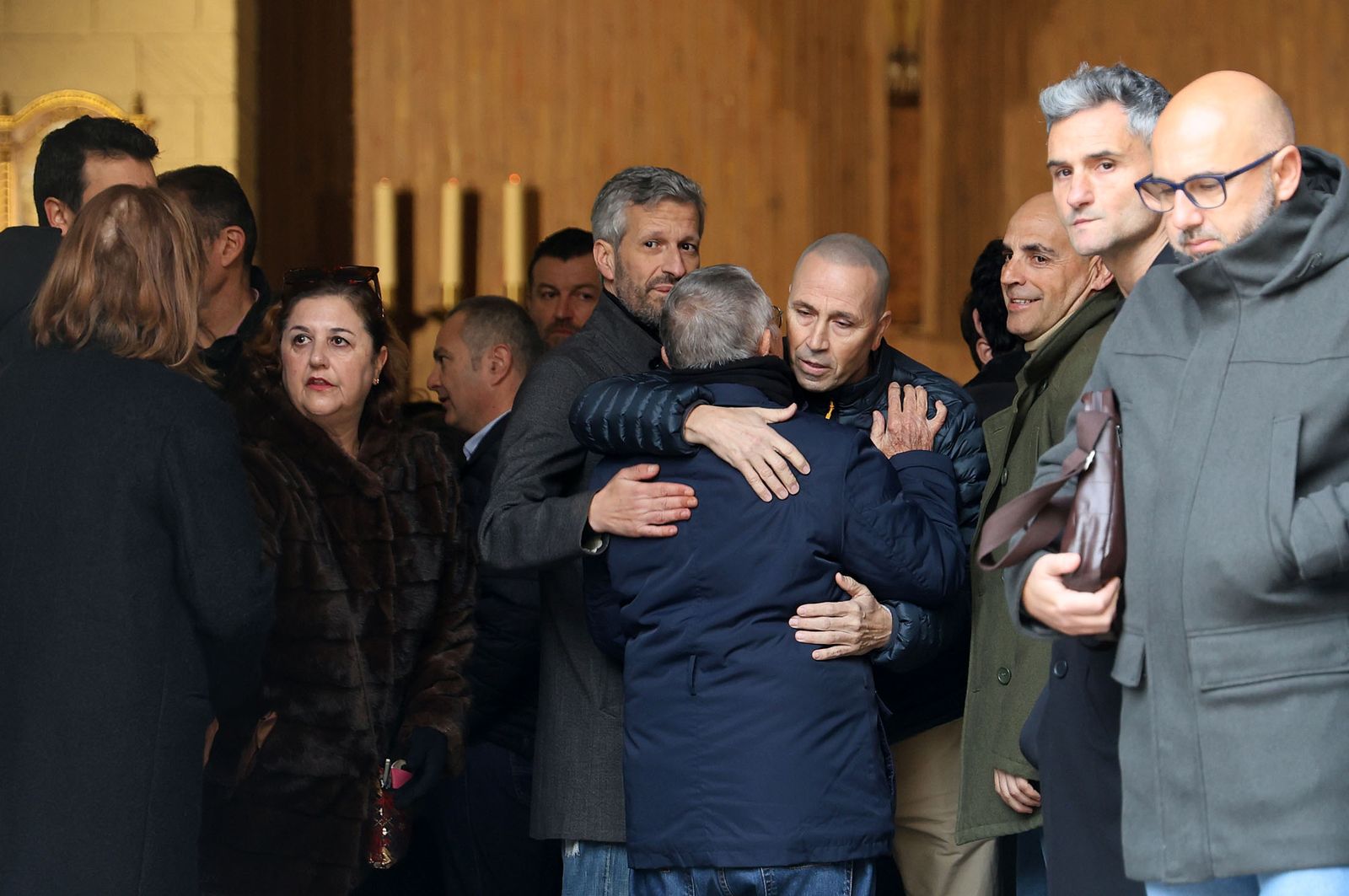 Fotografías de la misa de despedida a David Cordón