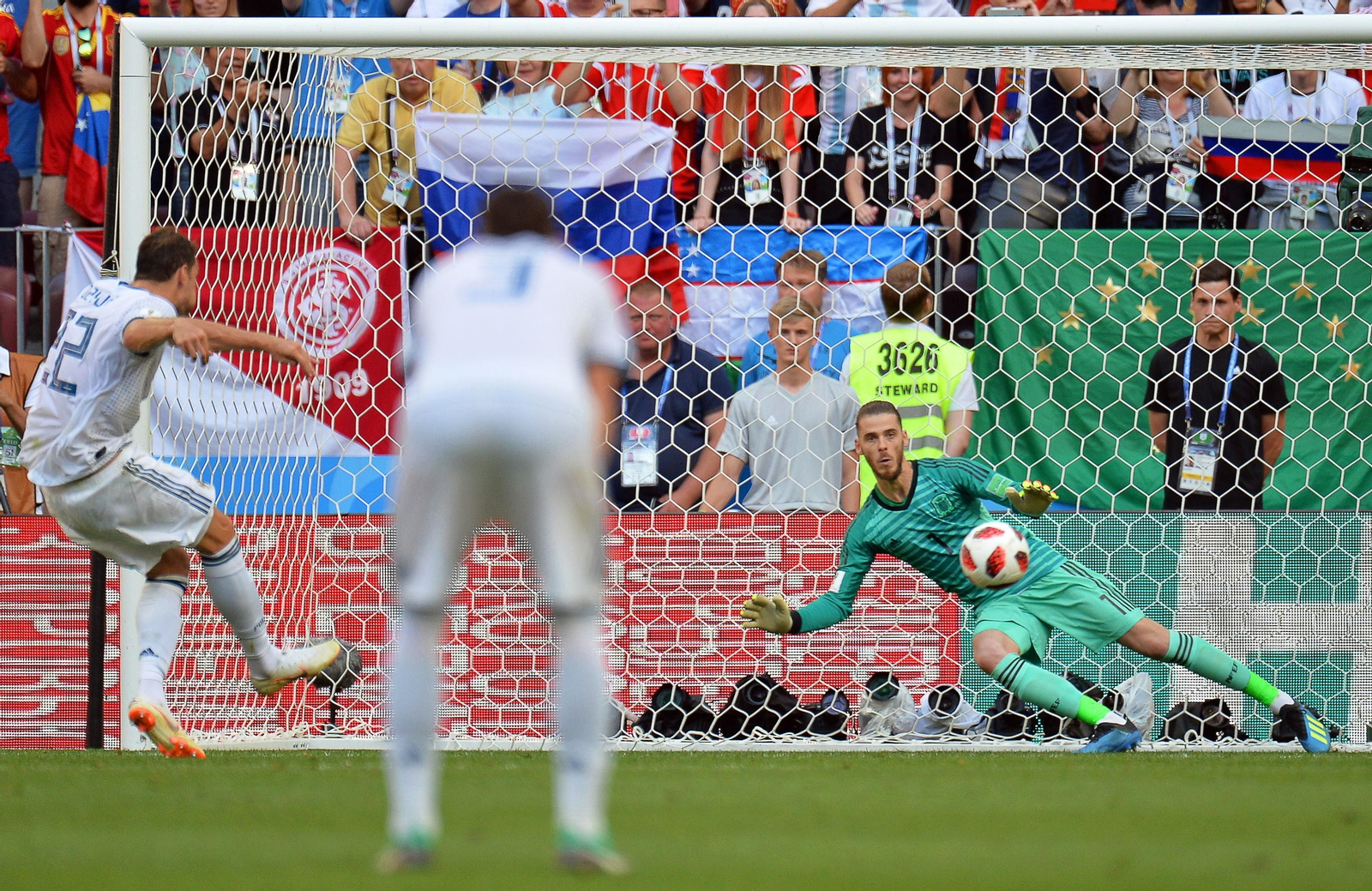 Las imágenes del España-Rusia