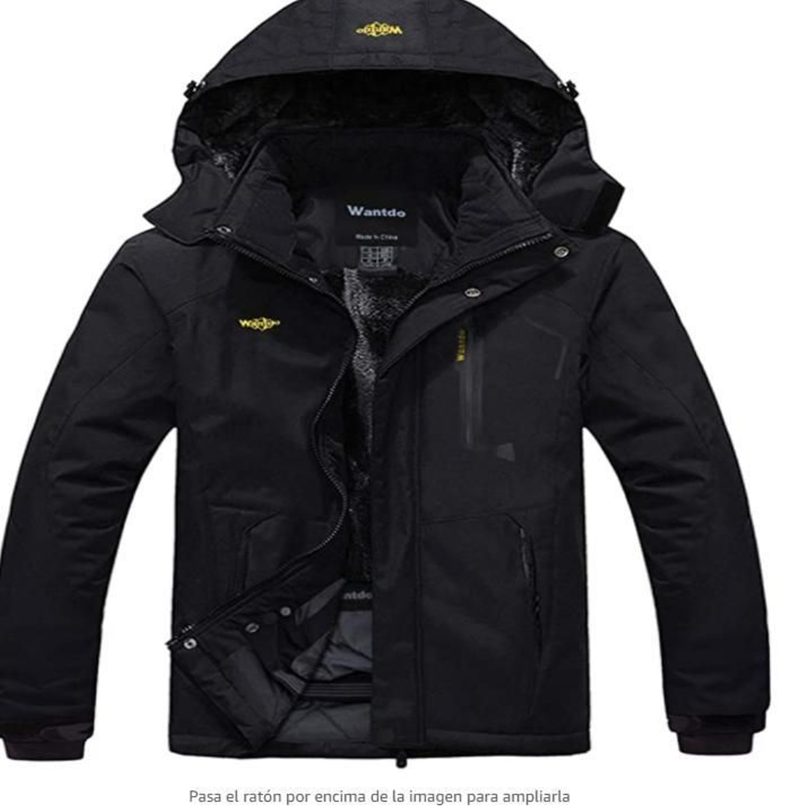 Chaqueta Wantdo deportes de invierno montaña