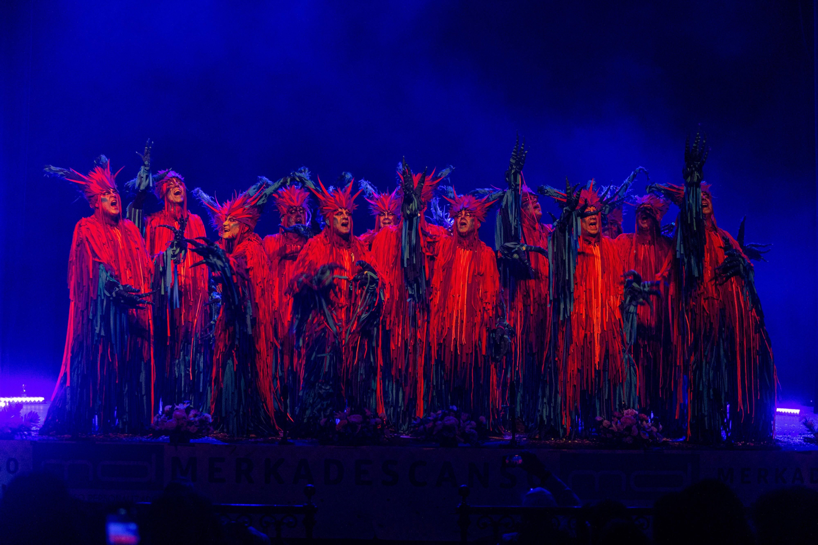 Imágenes de la sesión de este jueves en el Gran Teatro del Carnaval Colombino.