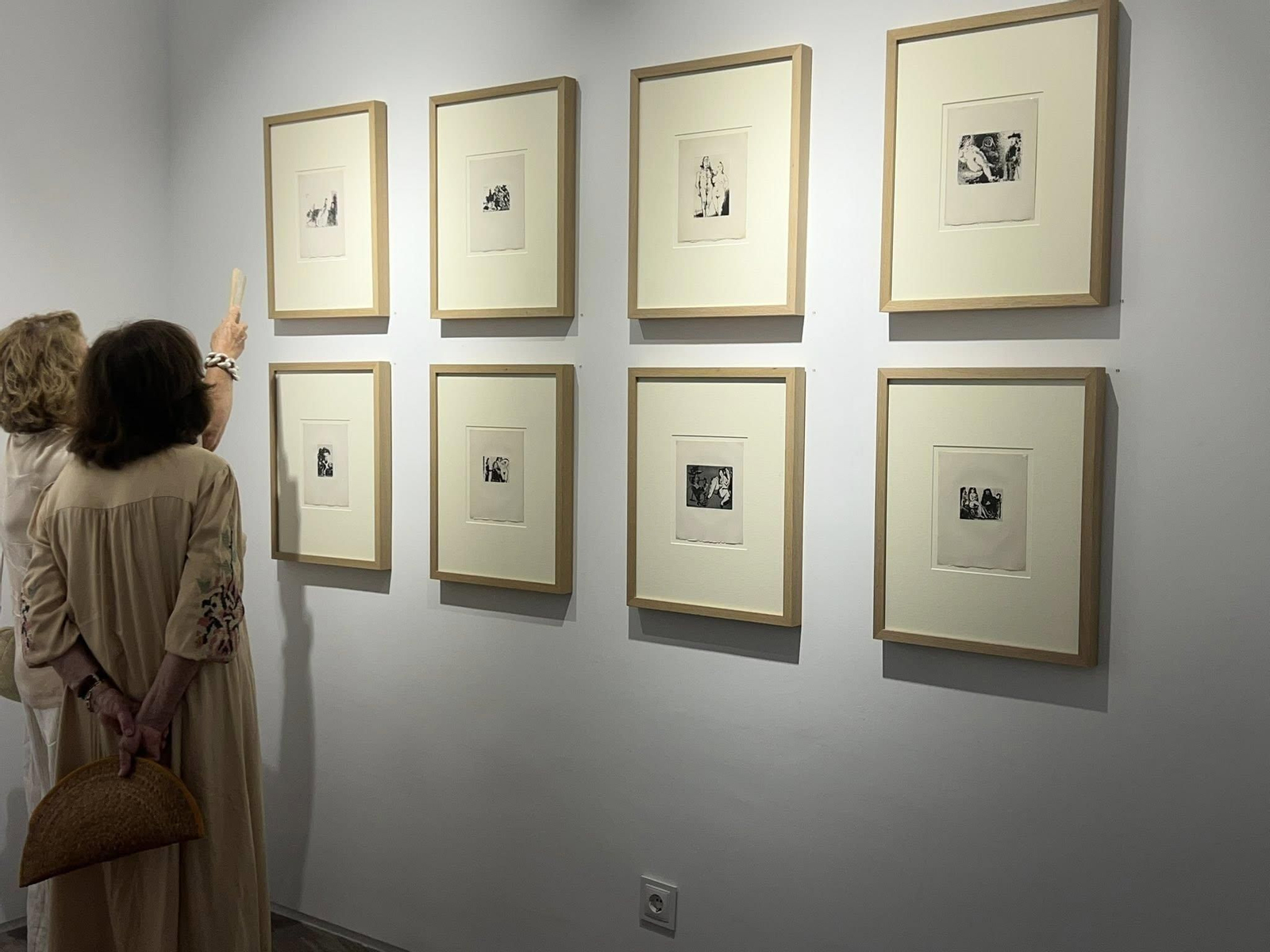 Grabados de Picasso expuestos en Lepe.