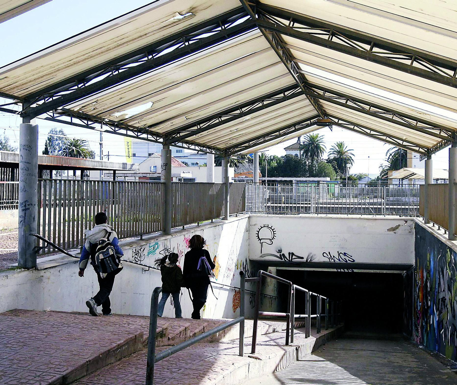 Paso de peatones subterráneo de Villarrubia.