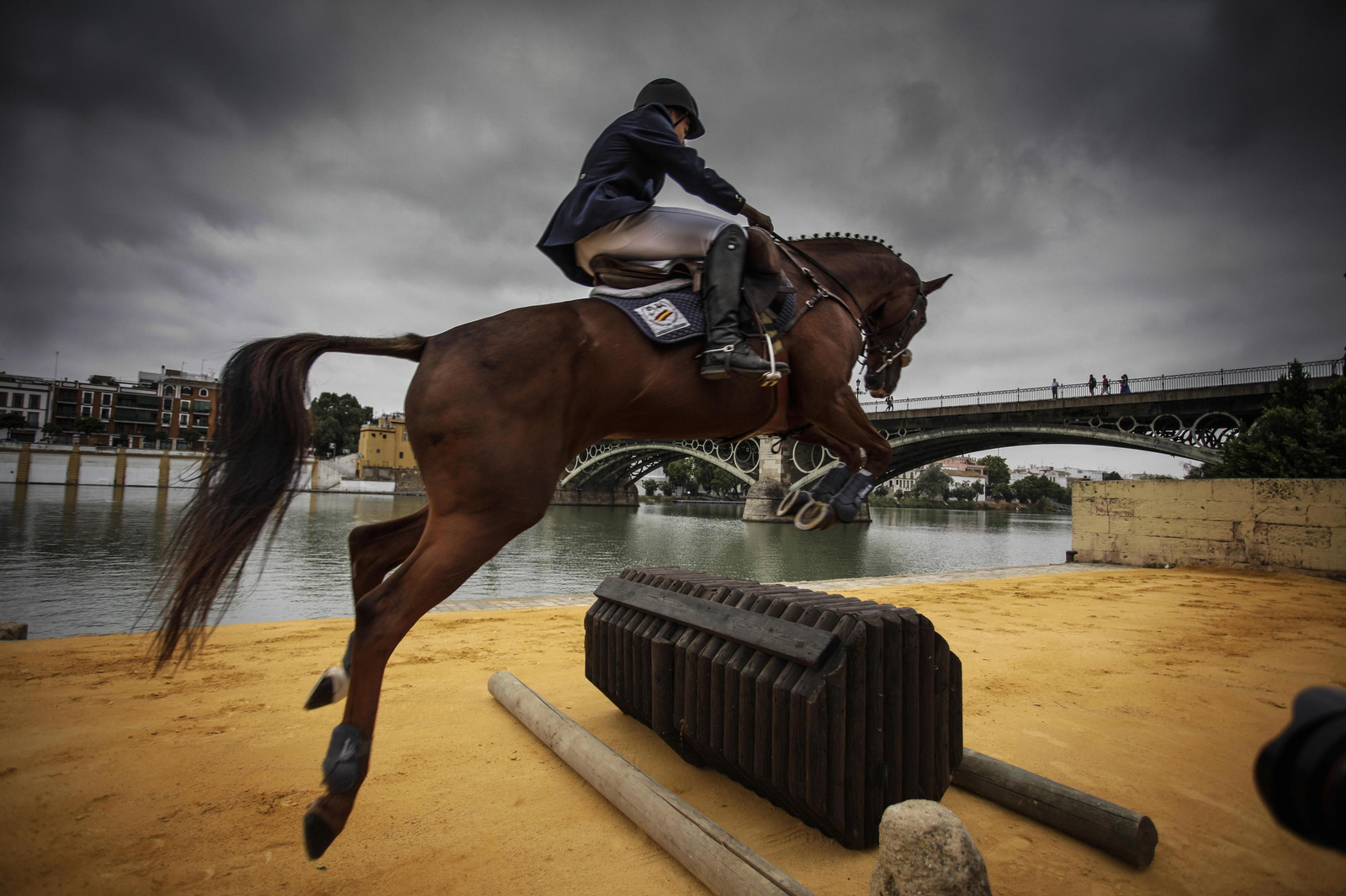 Presentación de una edición pasada de la Gran Semana Anglo-árabe de Sevilla.