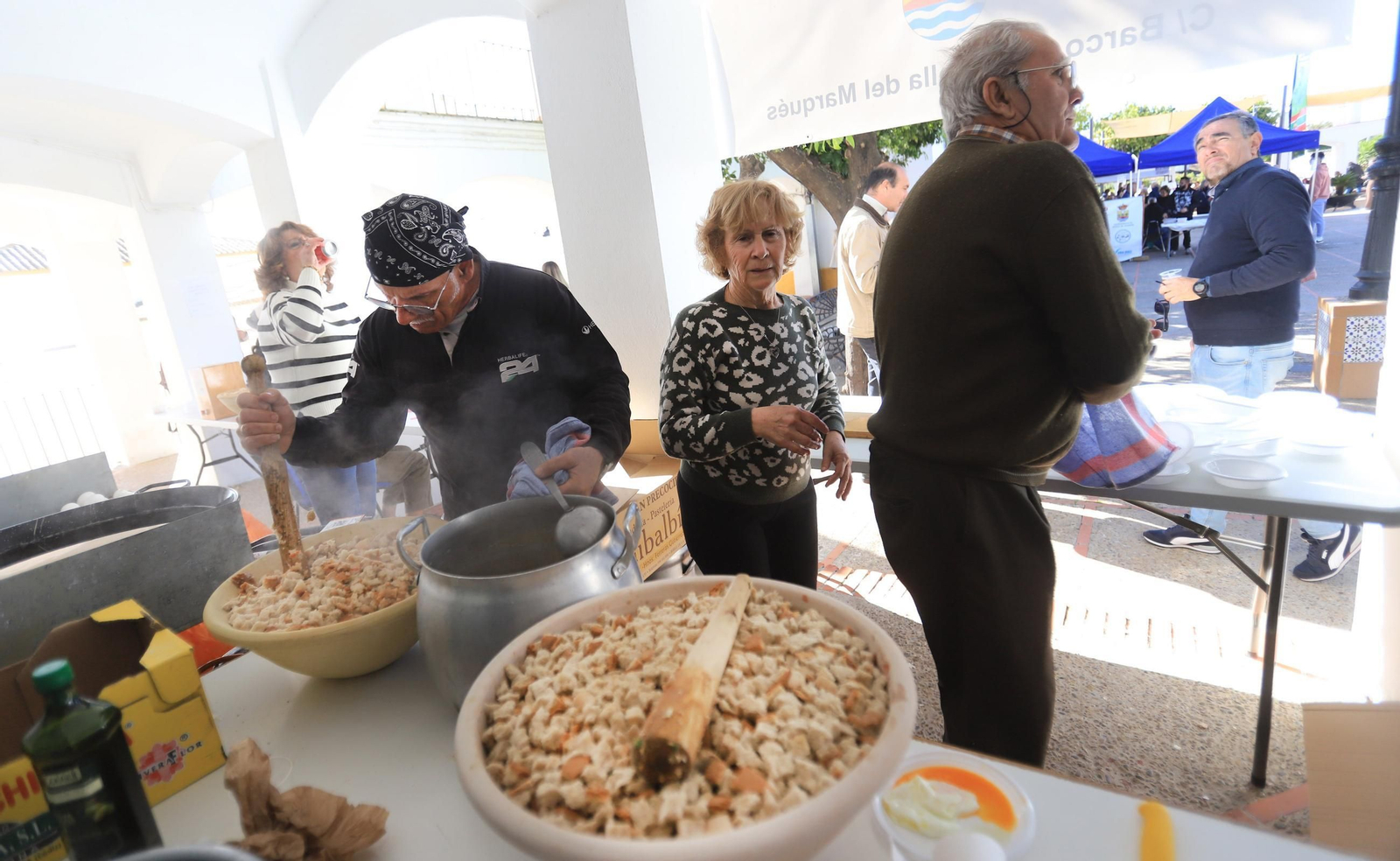 Las fotos de la desgustación de ajo campero este sábado en Jerez