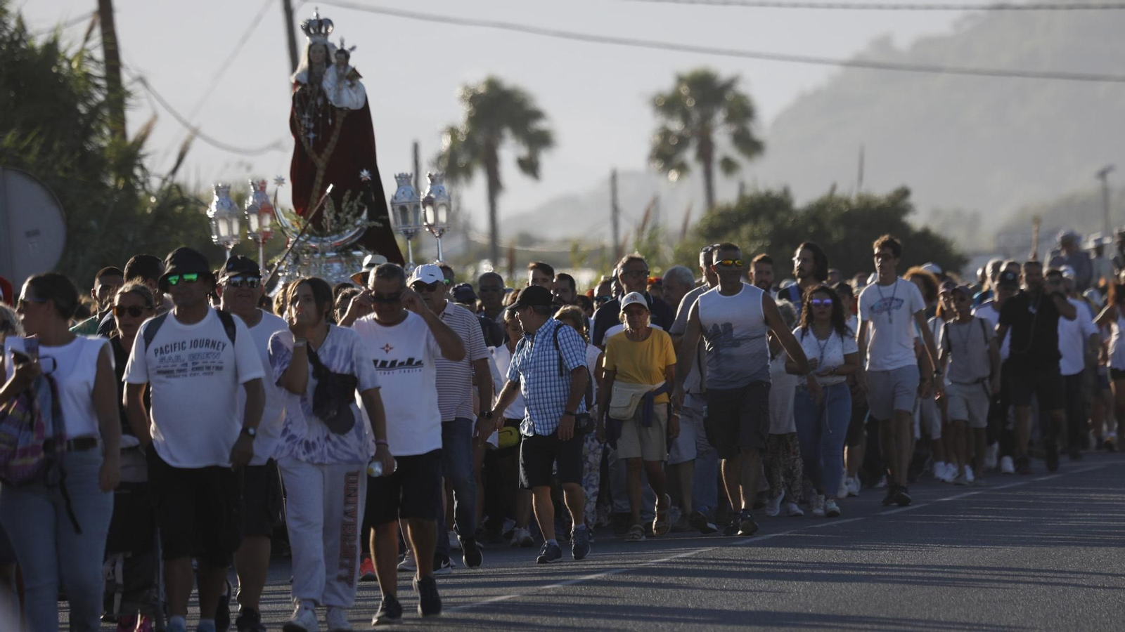 Las fotos de la llegada de la Virgen de la Luz a Tarifa
