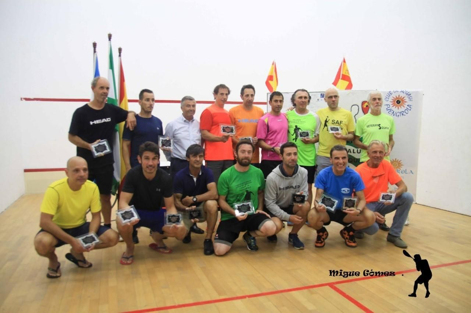Merchán, oro en el Nacional de squash