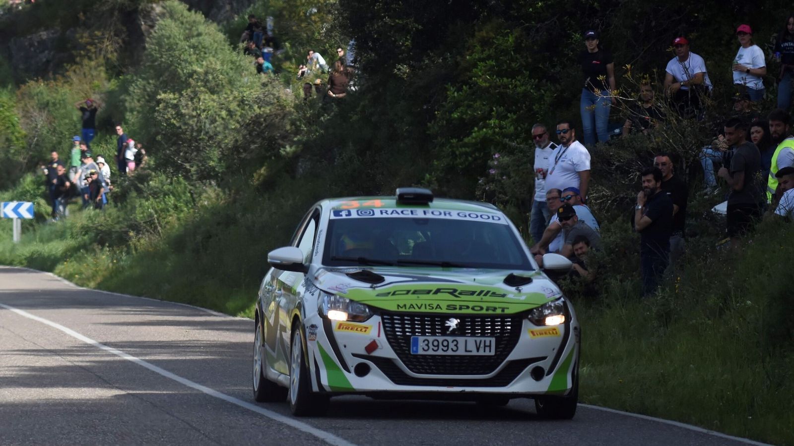 Uno de los participantes en el Rallye Sierra Morena 2024.