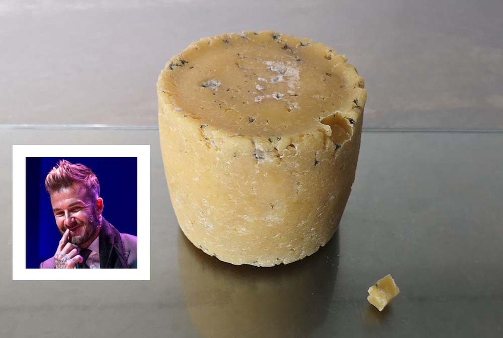 Queso de los pies de David Beckham