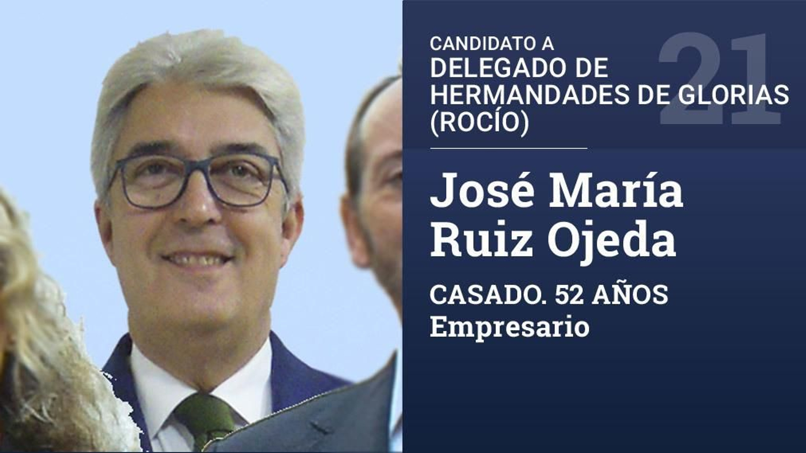 Ha sido hermano mayor de la hermandad del Rocío del Cerro.