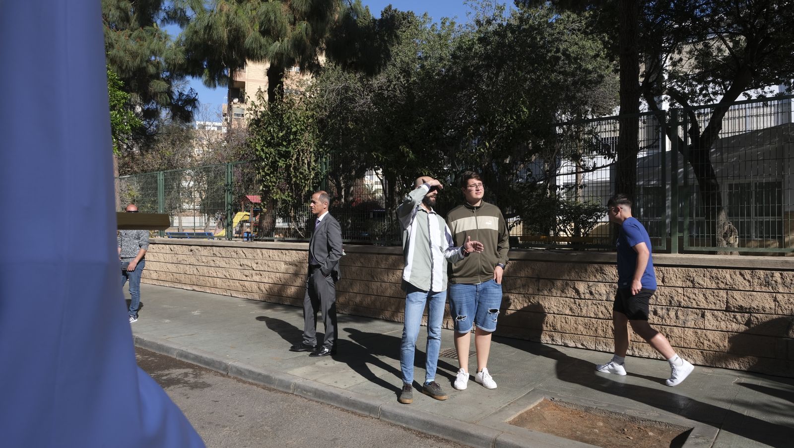 Procesión de Jesucristo Resucitado en Almería, en imágenes