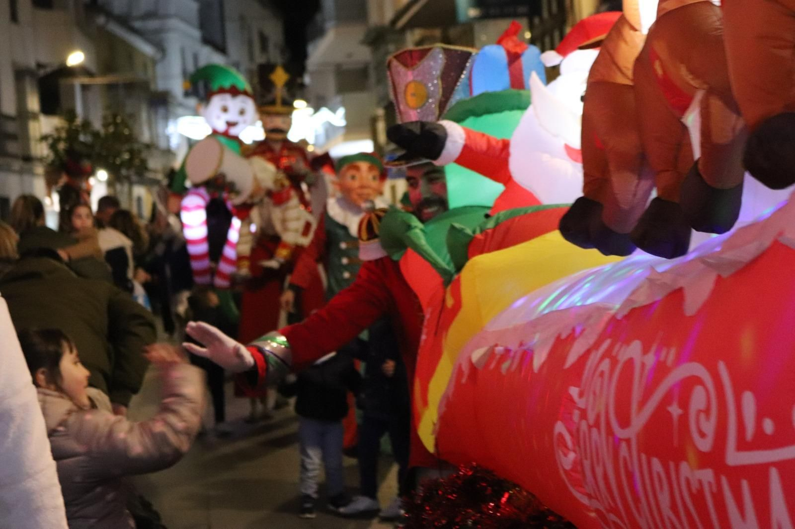 Inauguración del alumbrado especial de Navidad en Montilla