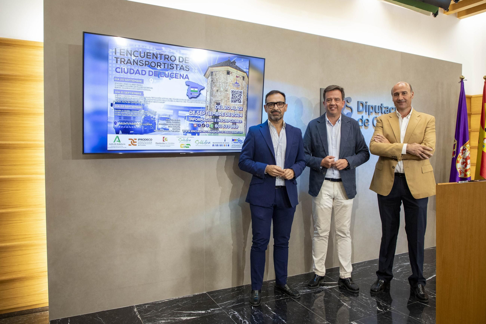 Presentación de la I Feria de Transportistas de Lucena. Presentación de la I Feria de Transportistas de Lucena.