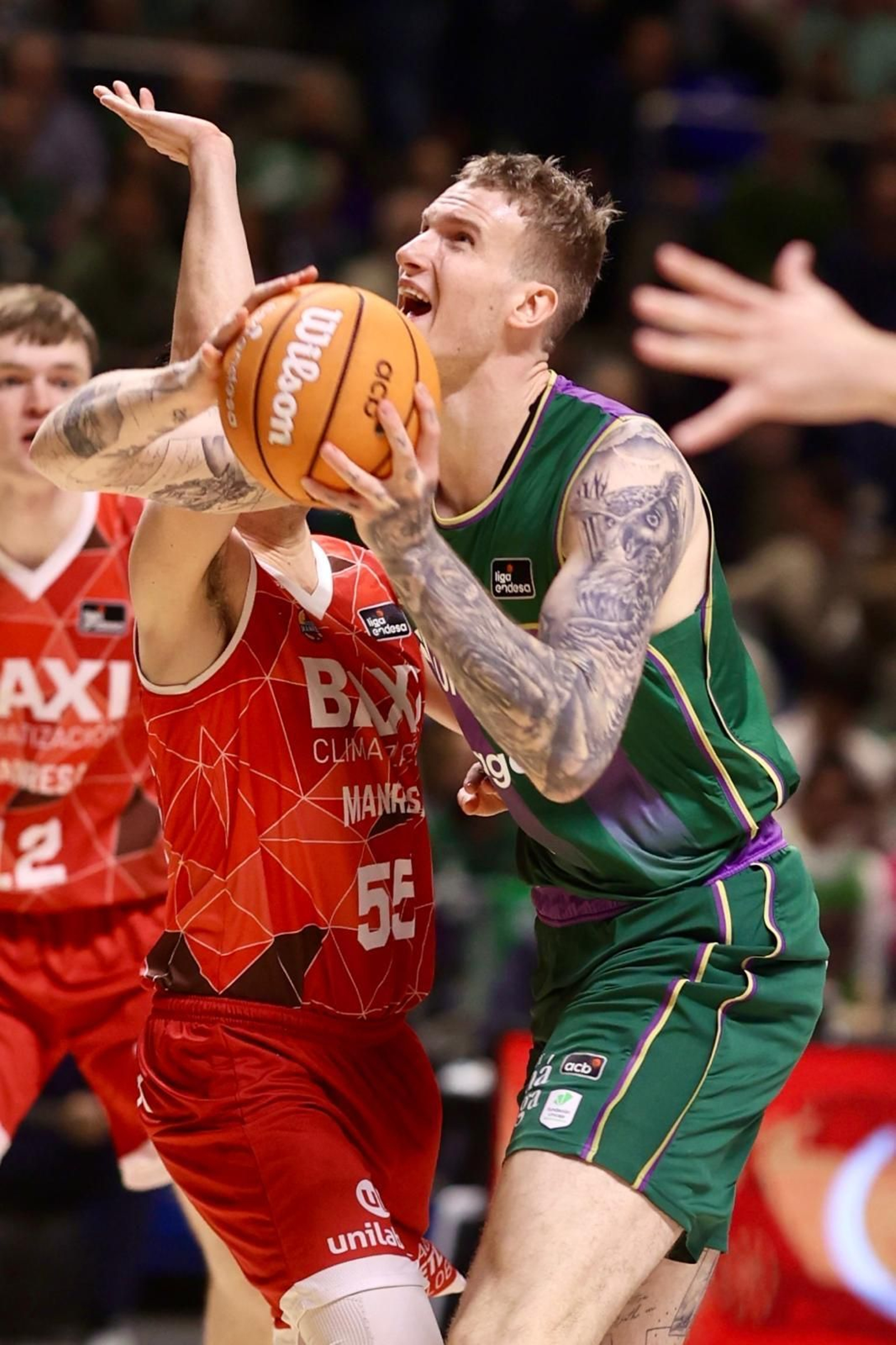 El Unicaja-Baxi Manresa, en fotos