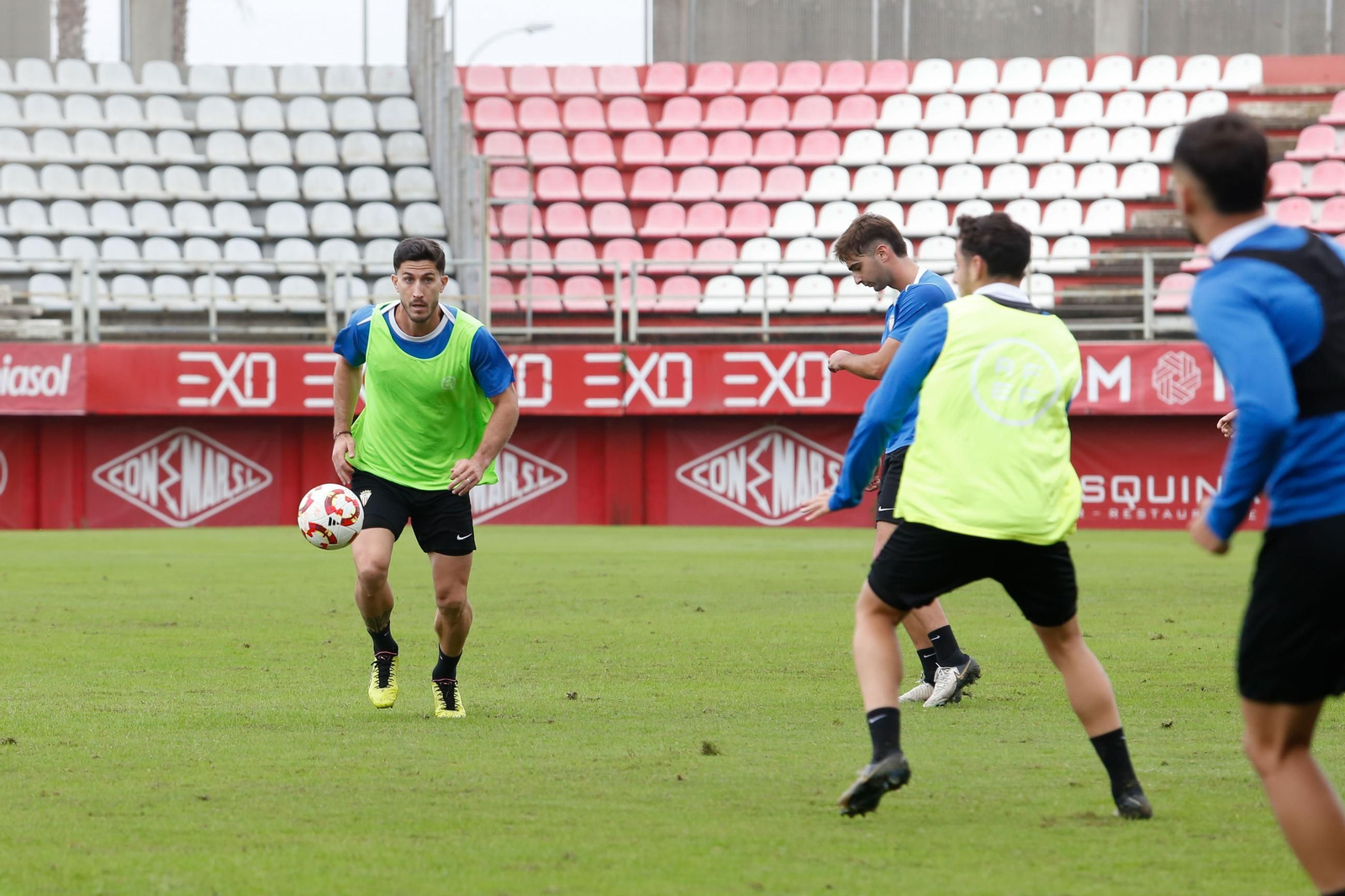 El entrenamiento del Algeciras CF antes de la visita al Recreativo de Huelva