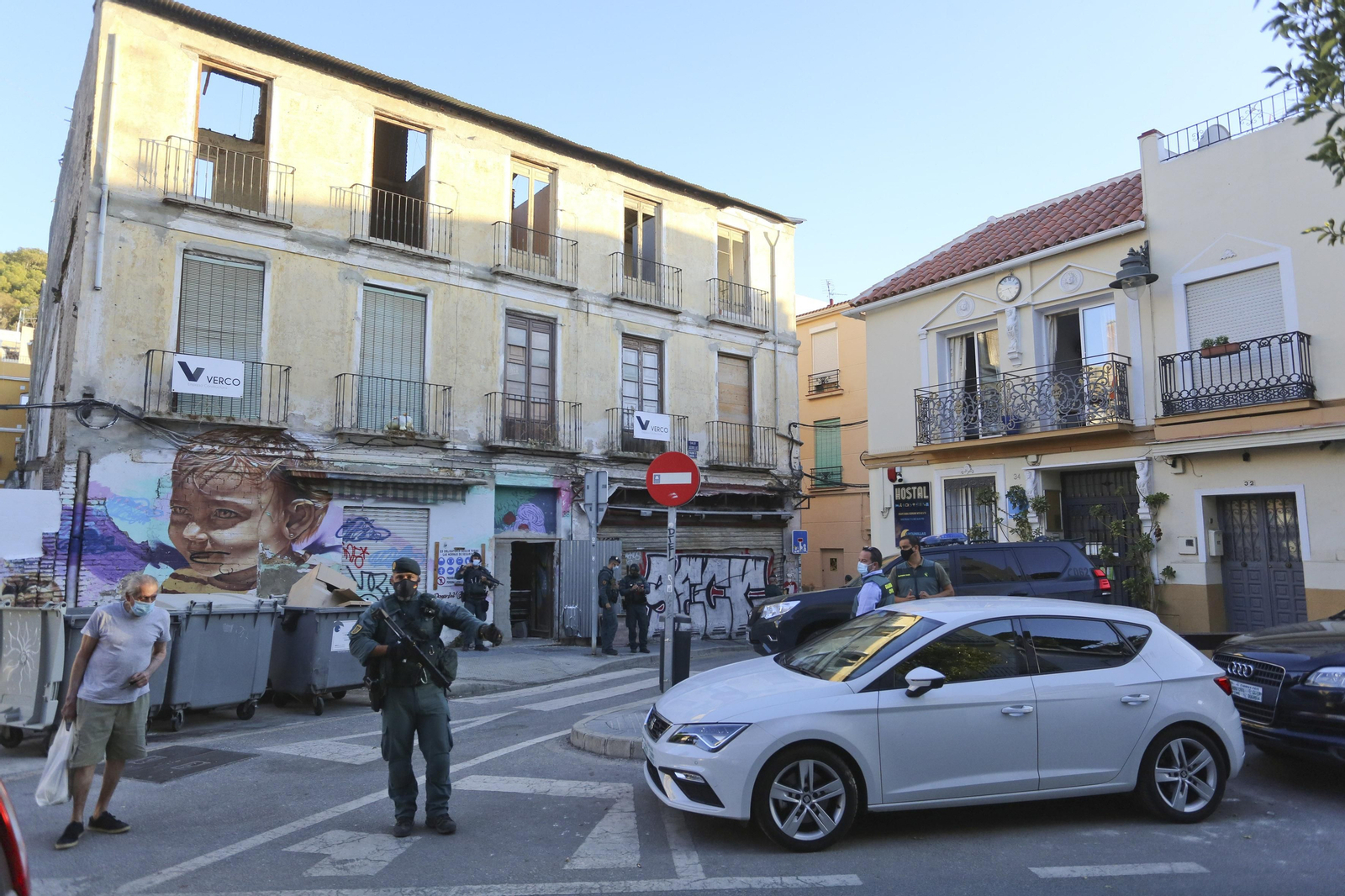 Las fotos de la operación de la Guardia Civil contra el terrorismo internacional en Málaga