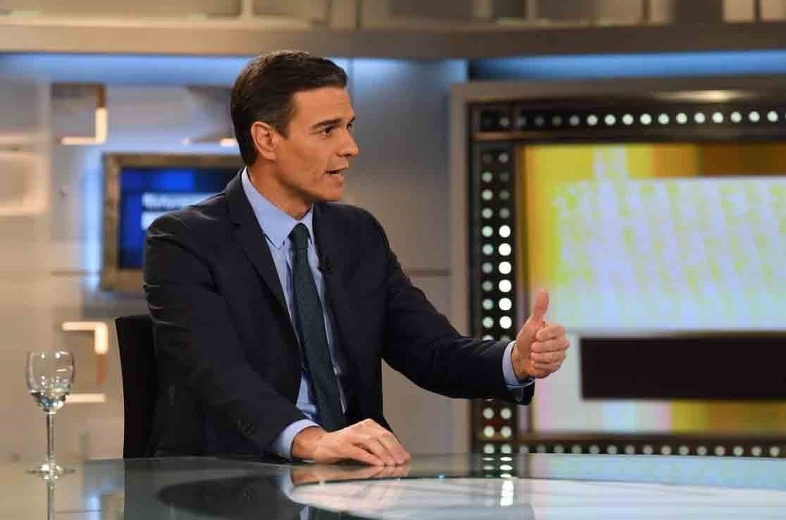 Pedro Sánchez, en la entrevista a Telecinco.