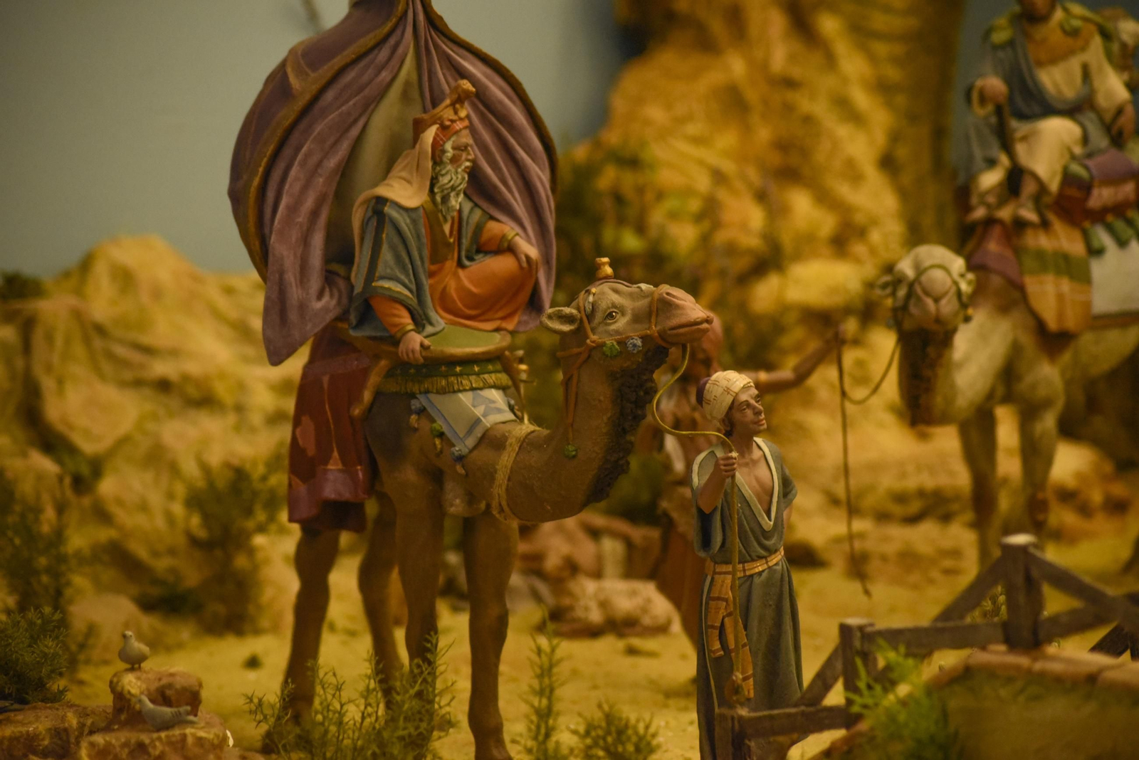 Fotos del belén del Museo Cruz Herrera en La Línea