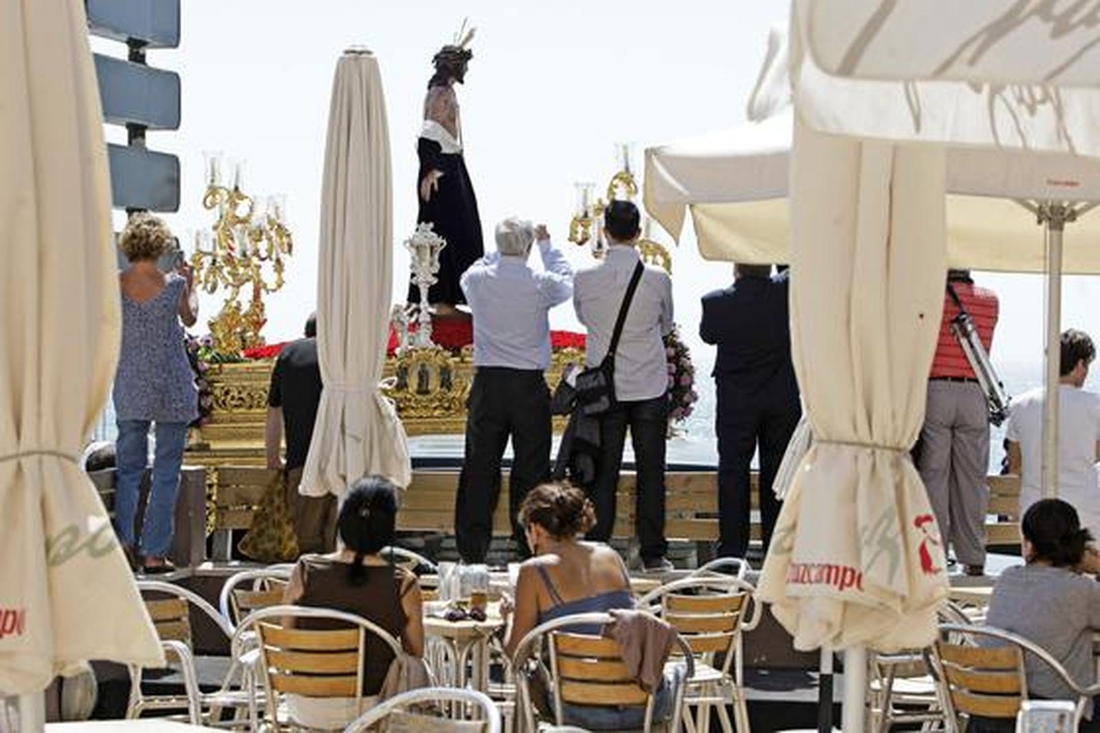 Salida procesional de Jesús Despojado. 

Foto: Julio Gonzalez